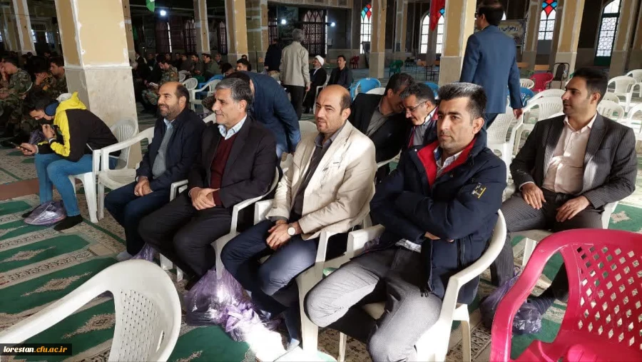 حضور اساتید و کارکنان دانشگاه فرهنگیان لرستان در مراسم بزرگداشت چهارمین سالگرد شهادت "سردار حاج قاسم سلیمانی" در مصلای الغدیر به (روایت تصویر) 2