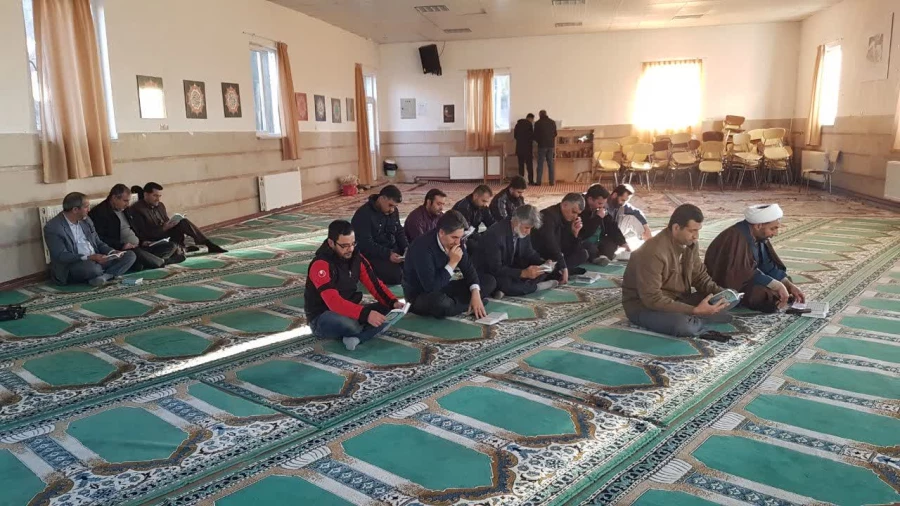 برپایی مراسم زیارت عاشورا در مرکز شهید میر شاکی الیگورز 4