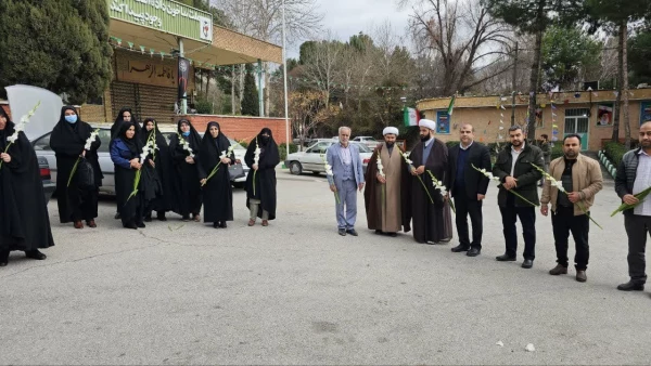 آیین غبار روبی مزار شهداء و شهیدای گمنام  در ایام الله دهه فجر انقلاب اسلامی 2