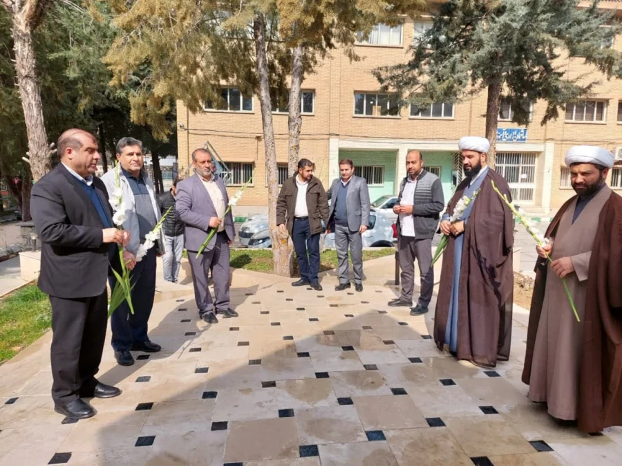 آیین غبار روبی مزار شهداء و شهیدای گمنام  در ایام الله دهه فجر انقلاب اسلامی 3