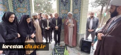 آیین مراسم سالگرد شهید گمنام دانشگاه فرهنگیان پردیس علامه طباطبایی خرم آباد 3