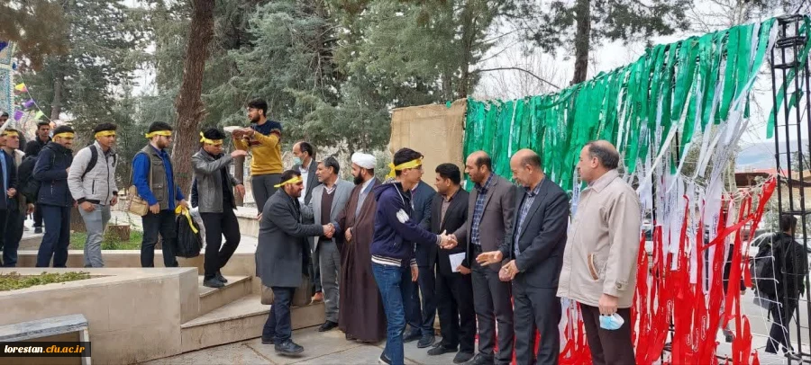 بدرقه دانشجو معلمان پسر دانشگاه فرهنگیان استان لرستان 2