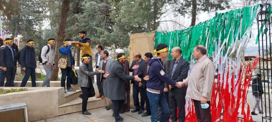 بدرقه دانشجو معلمان پسر دانشگاه فرهنگیان استان لرستان 8