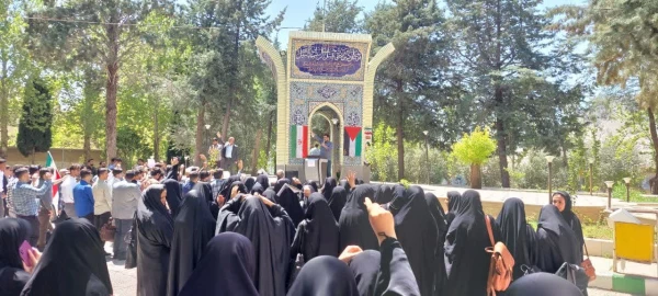 برپایی مراسم حمایت همه جانبه جامعه دانشگاهیان دانشگاه فرهنگیان استان لرستان از حملات مقتدرانه و پرصلابت دلاورردان سپاه 5