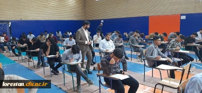 بازدید مسئولین دانشگاه فرهنگیان لرستان از روند برگزاری امتحانات نیم سال دوم تحصیلی دانشجو معلمان 