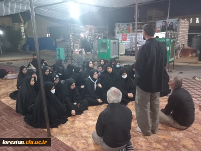 دیدارسرپرست دانشگاه فرهنگیان لرستان با کاروان زیارتی دانشجویان اعزامی به پیاده روی اربعین 