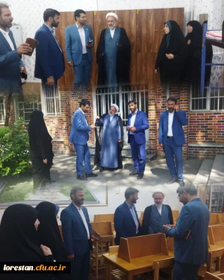 بازدید میدانی دو عضو هیئت رئیسه دانشگاه فرهنگیان کشور از پردیس خواهران آیت اله کمالوند لرستان