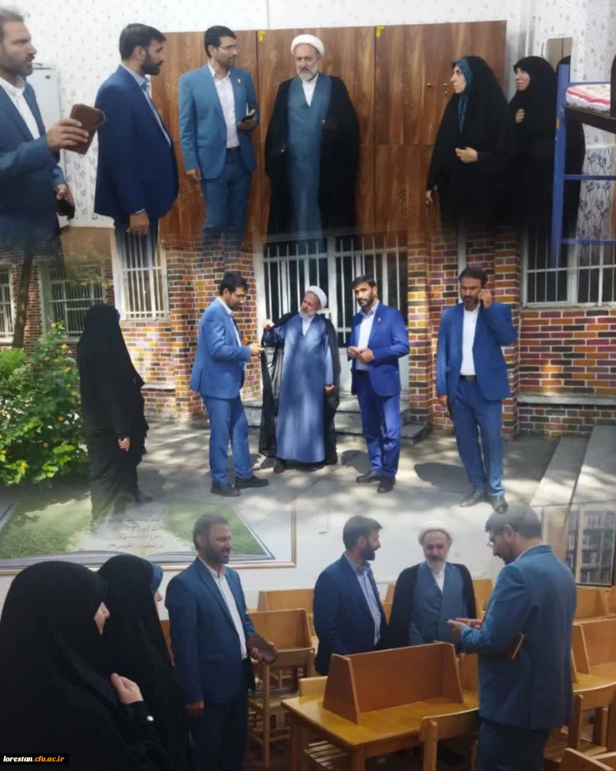 بازدید میدانی دو عضو هیئت رئیسه دانشگاه فرهنگیان کشور از پردیس خواهران آیت اله کمالوند لرستان  2