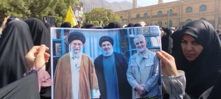 تجمع و راهپیمایی اساتید،کارکنان و دانشجو معلمان دانشگاه فرهنگیان لرستان به شهادت سیدحسن نصرالله برگزار شد 10