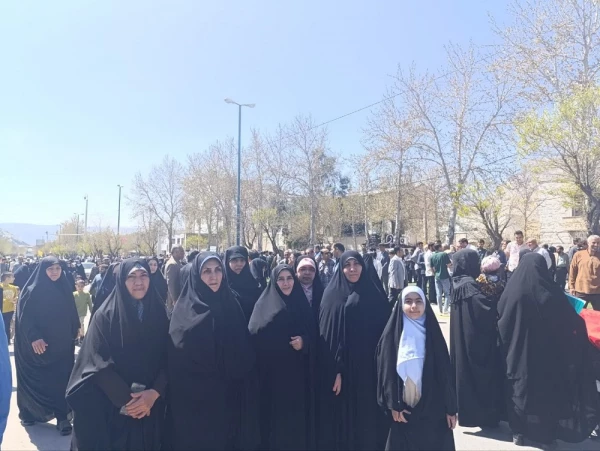 حضور گسترده مسئولین دانشگاه فرهنگیان لرستان در راهپیمایی روز جهانی قدس 2