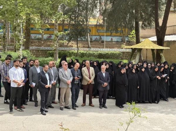 تجمع اساتید، کارکنان و دانشجومعلمان دانشگاه فرهنگیان لرستان در حمایت از مردم مظلوم غزه و محکومیت جنایات رژیم غاصب صهیونیستی 4