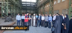 بازدید کارکنان دانشگاه فرهنگیان لرستان از کارخانه ماشین سازی لرستان 2