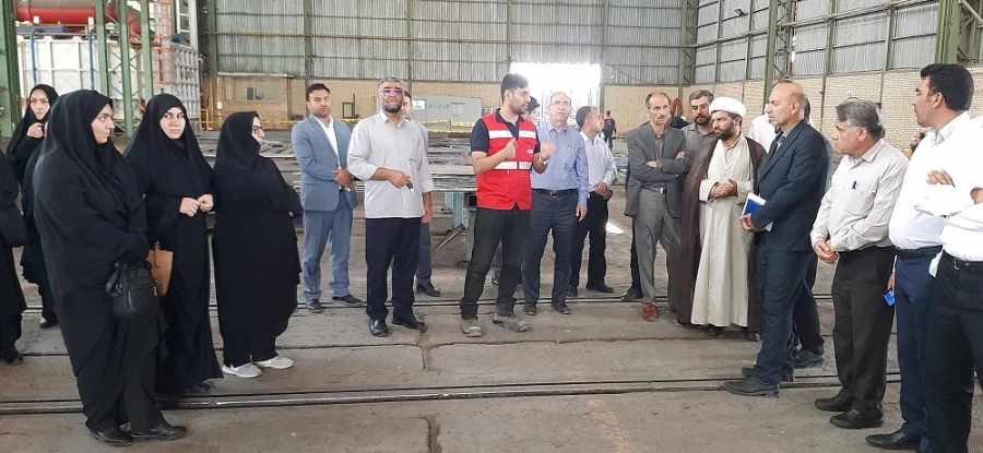 بازدید کارکنان دانشگاه فرهنگیان لرستان از کارخانه ماشین سازی لرستان 7