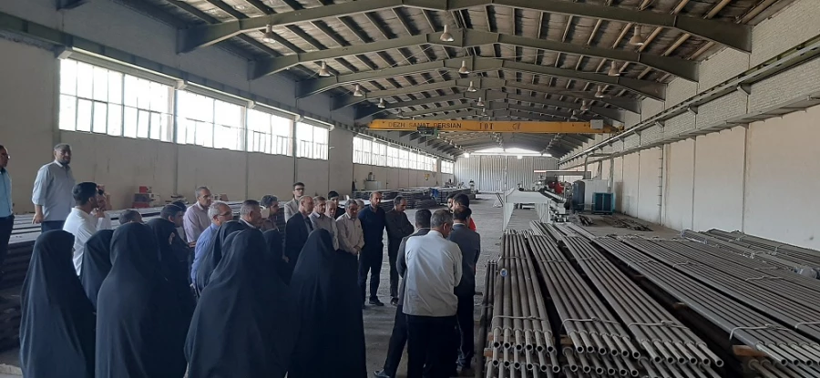 بازدید کارکنان دانشگاه فرهنگیان لرستان از کارخانه ماشین سازی لرستان 8