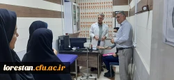 بازدید سرپرست دانشگاه فرهنگیان لرستان از روند معاینات پزشکی داوطلبان ۱۴۰۴ در بروجرد 6