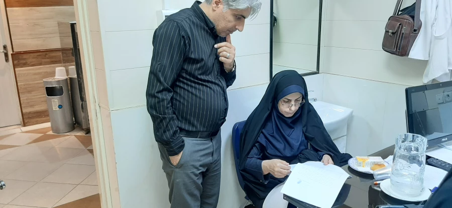 بازدید سرپرست دانشگاه فرهنگیان لرستان از روند معاینات پزشکی داوطلبان ۱۴۰۴ در بروجرد 8