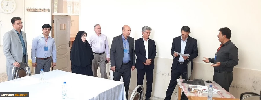 بازدید مدیرکل آموزش و پرورش و سرپرست دانشگاه فرهنگیان لرستان از فرآیند ارزیابی داوطلبان ورود به دانشگاه فرهنگیان  2