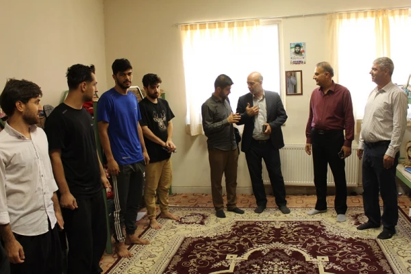 بازدید معاون هماهنگی دانشگاه از امتحانات، سراها و پروژه های عمرانی مرکز شهید میرشاکی 6