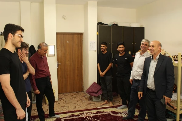 بازدید معاون هماهنگی دانشگاه از امتحانات، سراها و پروژه های عمرانی مرکز شهید میرشاکی 7
