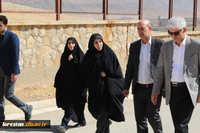 بازدید مسئولان استانی از زمین پیشنهادی طرح جامع دانشگاه فرهنگیان لرستان