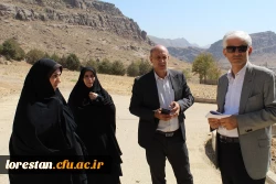 بازدید مسئولان استانی از زمین پیشنهادی طرح جامع دانشگاه فرهنگیان لرستان 7
