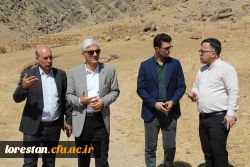 بازدید مسئولان استانی از زمین پیشنهادی طرح جامع دانشگاه فرهنگیان لرستان 10
