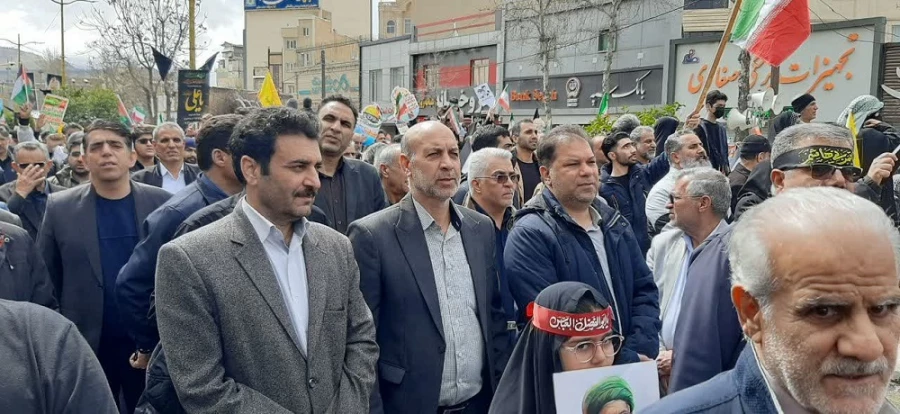 تجلی همبستگی دانشگاه فرهنگیان لرستان در راهپیمایی روز جهانی قدس 4