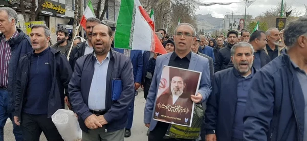 تجلی همبستگی دانشگاه فرهنگیان لرستان در راهپیمایی روز جهانی قدس 7