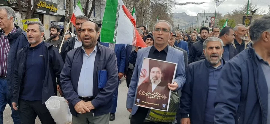تجلی همبستگی دانشگاه فرهنگیان لرستان در راهپیمایی روز جهانی قدس 7
