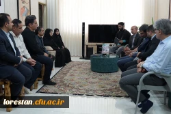 دیدار مسئولین دانشگاه فرهنگیان لرستان با خانواده معزز شهید باغبان و عزیزی 2