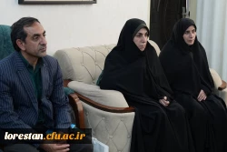 دیدار مسئولین دانشگاه فرهنگیان لرستان با خانواده معزز شهید باغبان و عزیزی 10